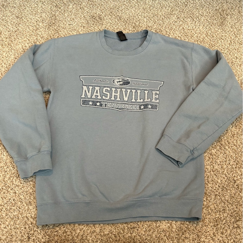 Gildan Softstyle Light Blue Sweatshirt